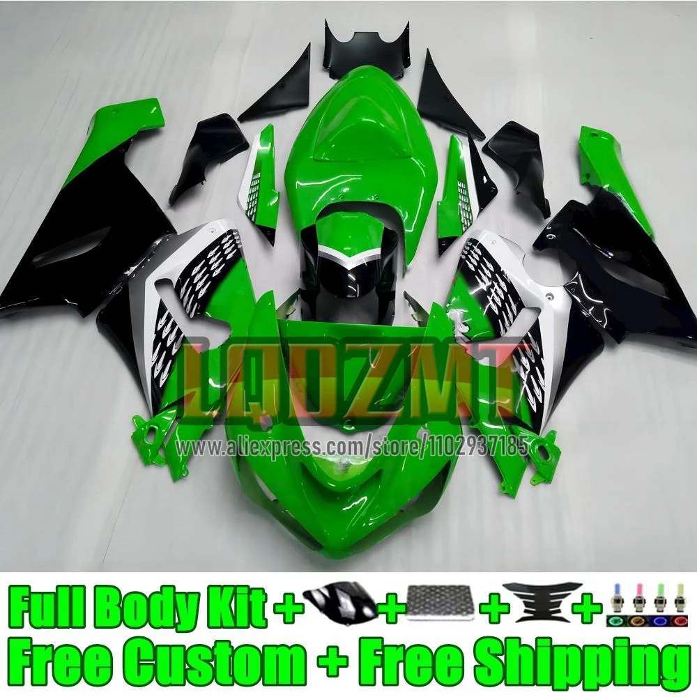 Injection Body For KAWASAKI NINJA ZX-636 ZX 6R 636 6 R 38No.126 green stock ZX-6R ZX636 ZX6R 2005 2006 600CC ZX600 05 06 Fairing