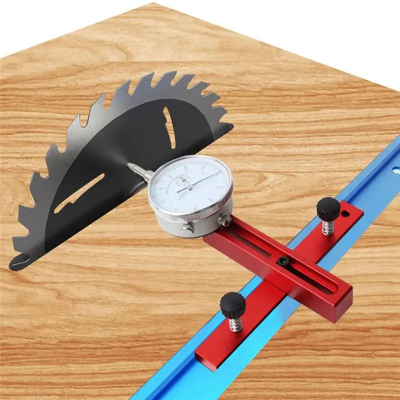 AA05 Long Table Saw Dial Indicator Corrector Parallelism Correction Of Woodworking Table Saw Blade For Saw Easy Install Easy To