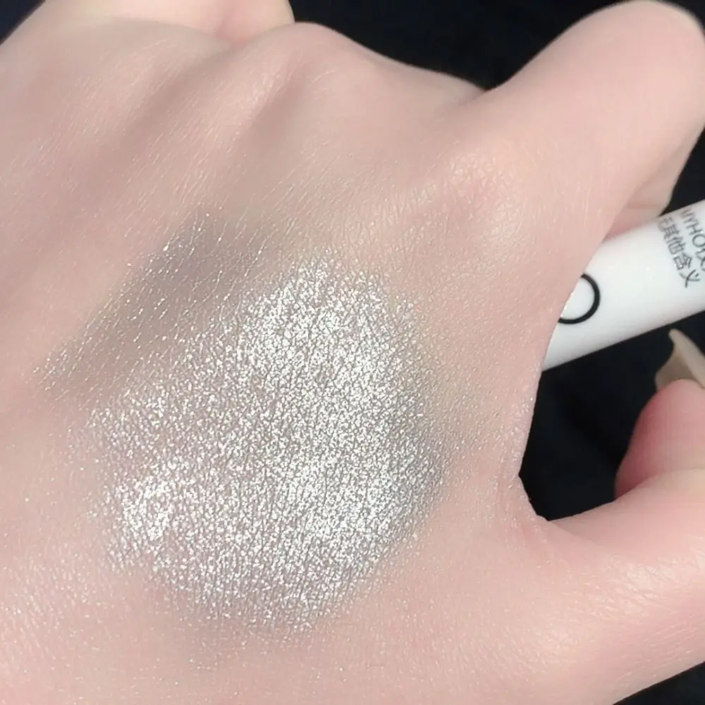 Brighten Highlight ปากกาผู้หญิงโกหก Silkworm ดินสอเพชร Silkworm ดินสอสีขาว Highlighter ดินสอ Glitter อายแชโดว์ปากกา