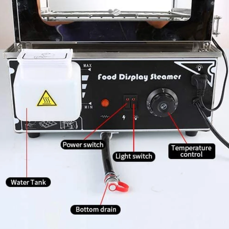 Restaurant And Store Use Bun Steam Warmer Bun Steamer Price