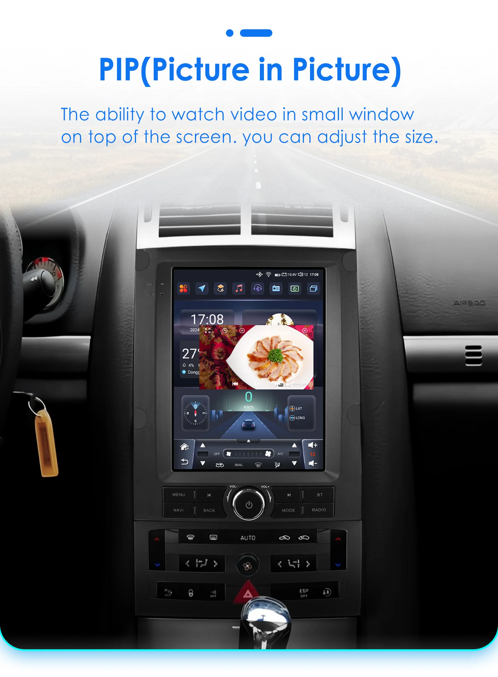 Hizpo Autoradio im Tesla-Stil für Peugeot 407 CC SW 407CC 2004 - 2011 Stereo Multimedia GPS Autoradio Intelligentes Carplay 9,7 Zoll – Detail 29