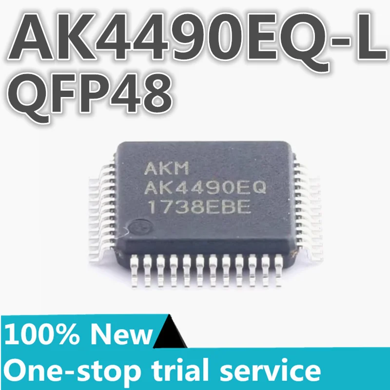 

2-50PCS %New AK4490EQ AK4490EQ-L LQFP48 audio high-end stereo D/A conversion chip