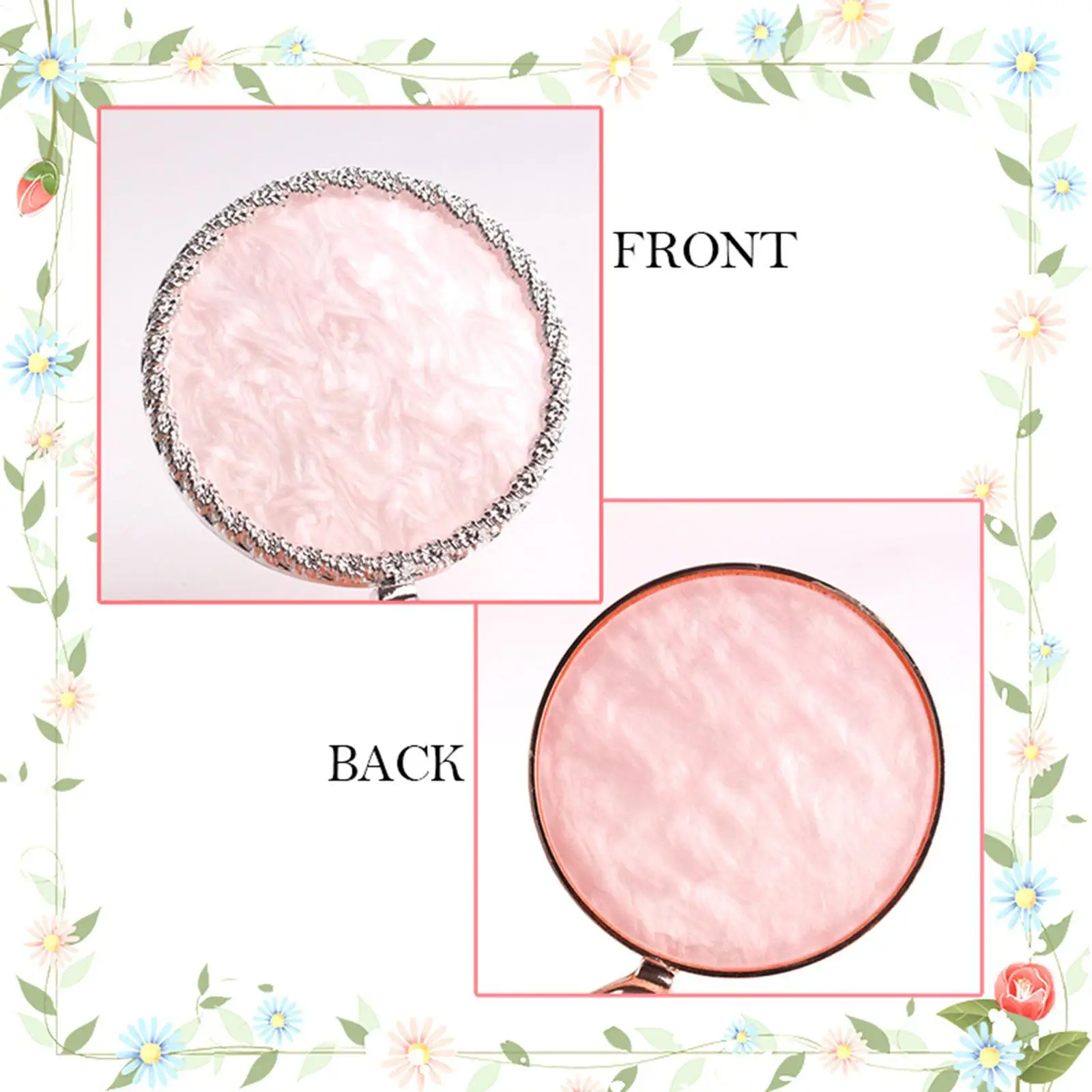 Paleta de arte em unhas, base de diamante, placa de mistura acrílica, organizador de decorações de unhas para design de manicure e uso em salão de beleza