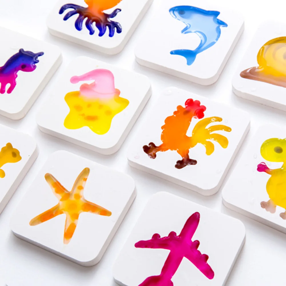 10 cores kit de brinquedo elfo de água mágica kit de gel de água de fada de água artesanal brinquedo de água diy fada magia elfo de água molde animal para crianças