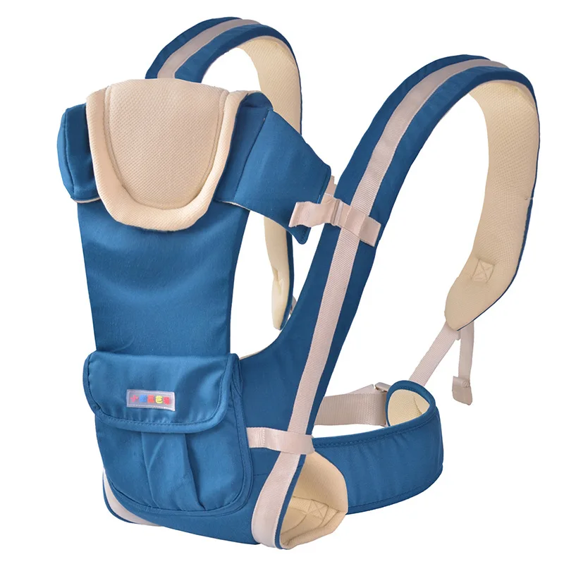 Sac à Dos Ergonomique pour Bébé de 0 à 36 Mois, Respirant, Face Avant, Confortable, Poudres, Rond, Kangourou, 4 en 1