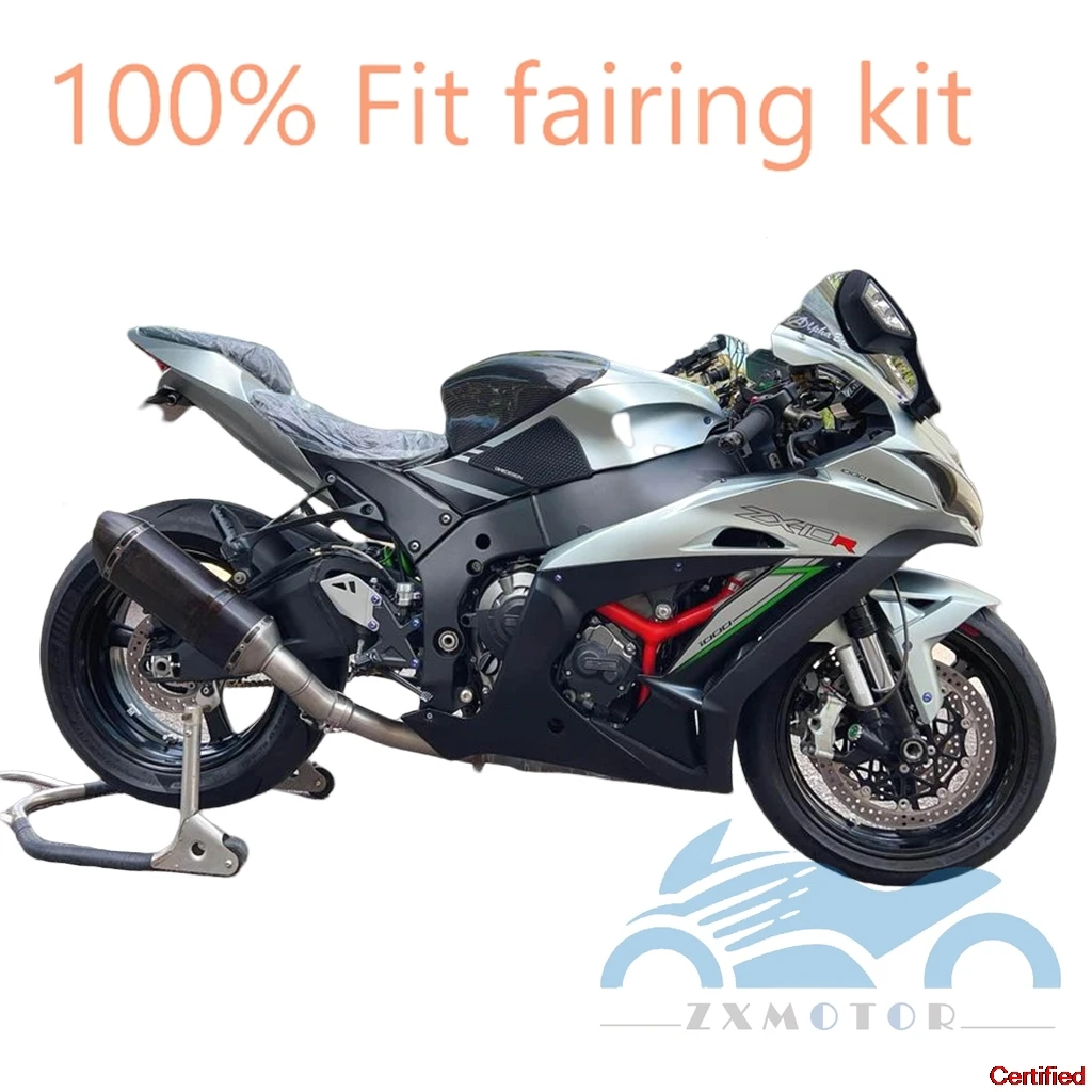 

Grey Fairing Kit For ZX10R Ninja Kawasaki ZX-10R 2016 2017 2018 2019 2020 ABS Bodywork Motorcycle Injection