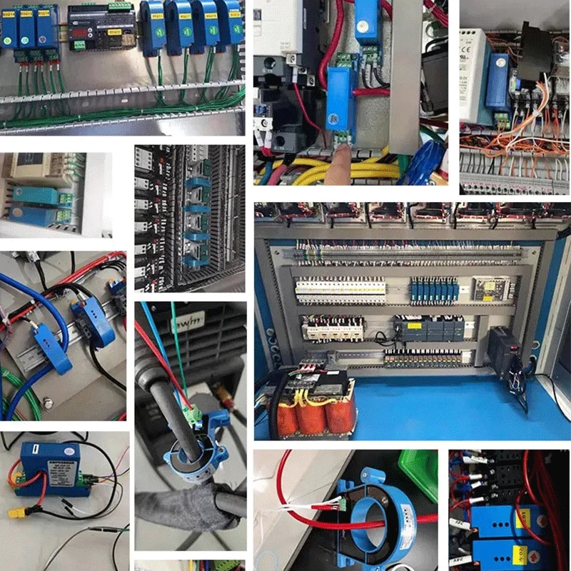 Imagem -04 - Hall Transmissor Atual ac dc 05v 010v Saída 0-10v Circuito Aberto Núcleo Dividido Transdutor de Corrente Swk7
