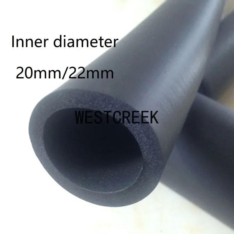 

WESTCREEK 20mm 22mm Id Nbr Rubber Sponge Tube Foam Pipe Retardant Anti-collision Sleeve Fitness Gym Anti-Collision Tube Casing