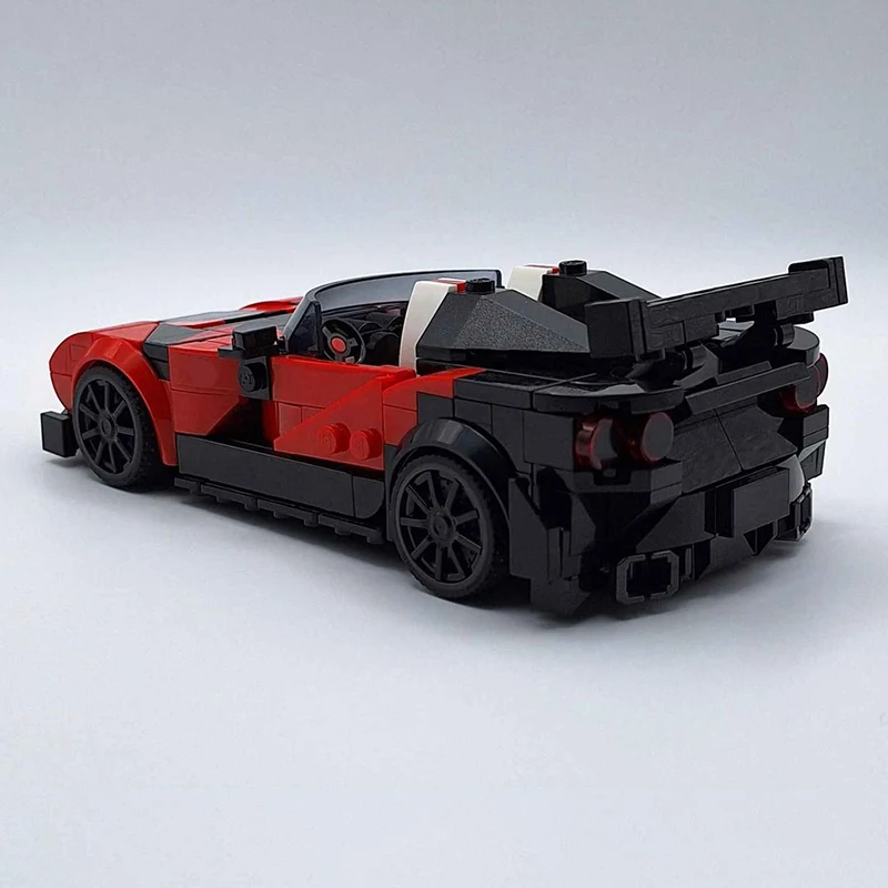 MOC sports car speed champion building blocks super sports car racing building blocks custom car children's Christmas gift