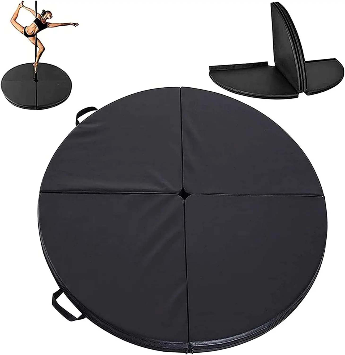 

【Hot】Custom Pole Dance Mats, 3.6" Thick, 5ft Wide Pole Crash Mats, Specialize Fall Safety Padding Made For Pole