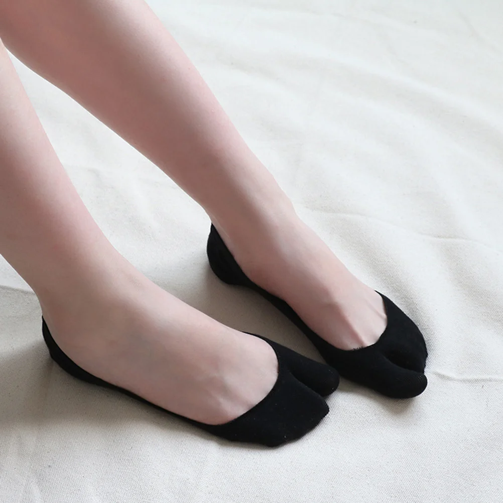 3 قطعة عدم الانزلاق تو كبير تو جورب الأكمام العرق فتل وسادة الجوارب للرجال النساء أسود رمادي أبيض تنفس