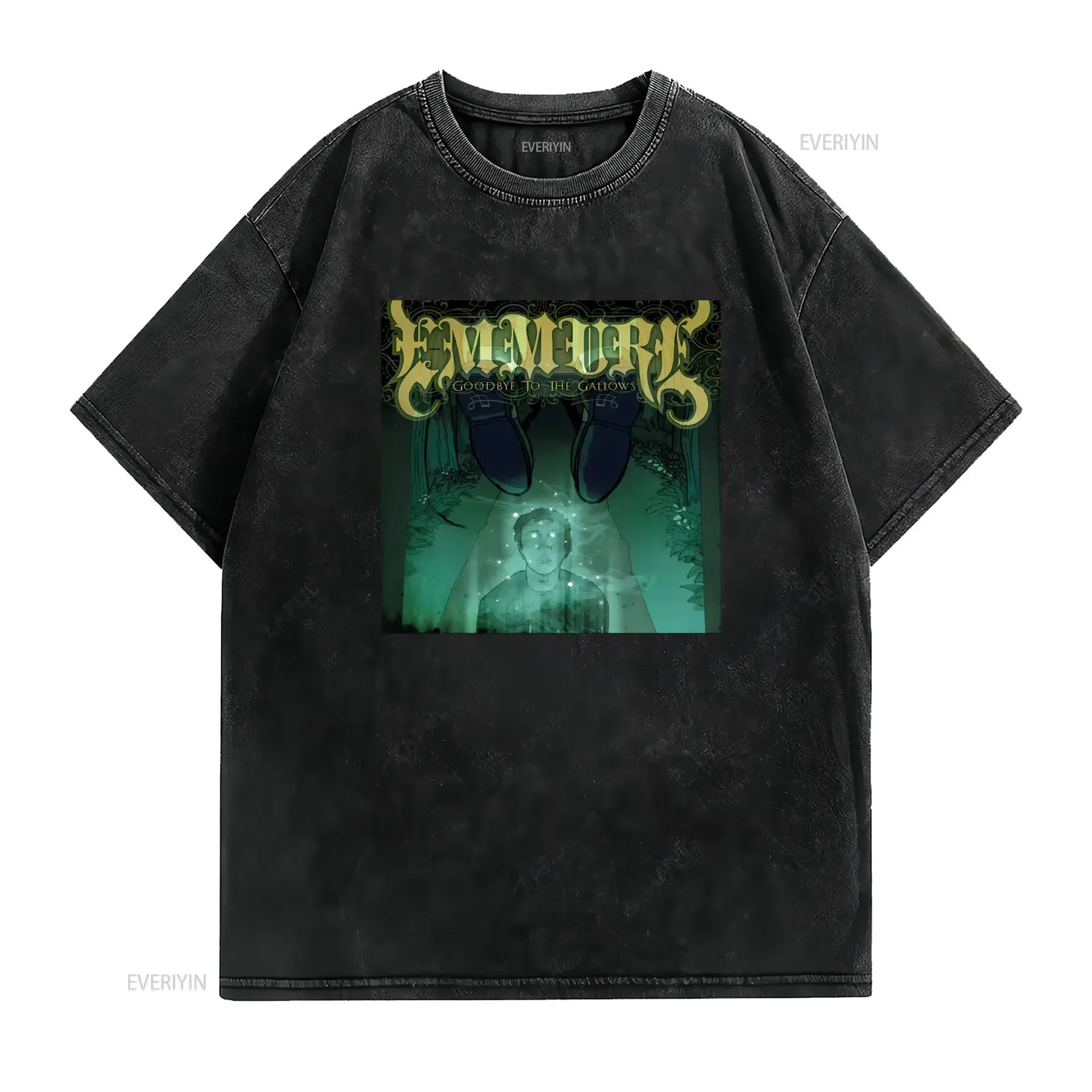 Limited New Emmure Goodbye to the Gallows American Metalcore Band T Shirt long or short sleeves vintage Washed Casual homme