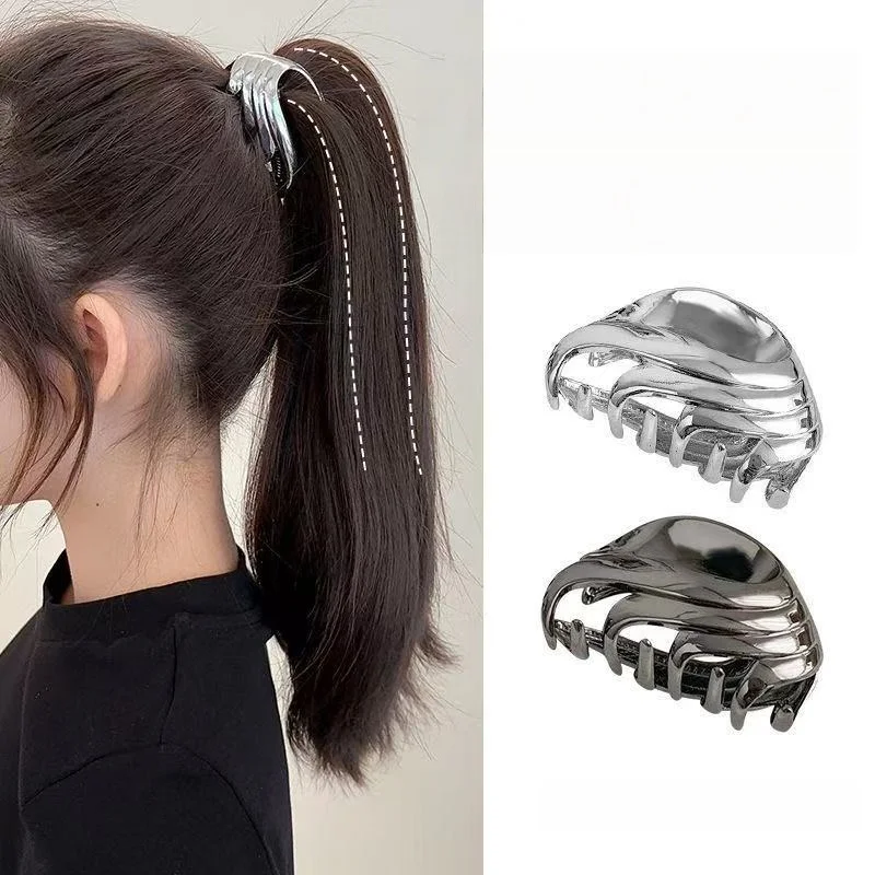 

1 шт. Новая высококачественная полая заколка-краб в форме щупальца для высоких причесок и хвостов, предотвращающая сползание, женский аксессуар для волос