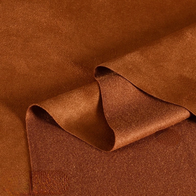 Frosted Suede Fabric Super Soft Ultra-fine Clothing Designer Cloth Apparel for Diy Sewing Pure Polyester Material