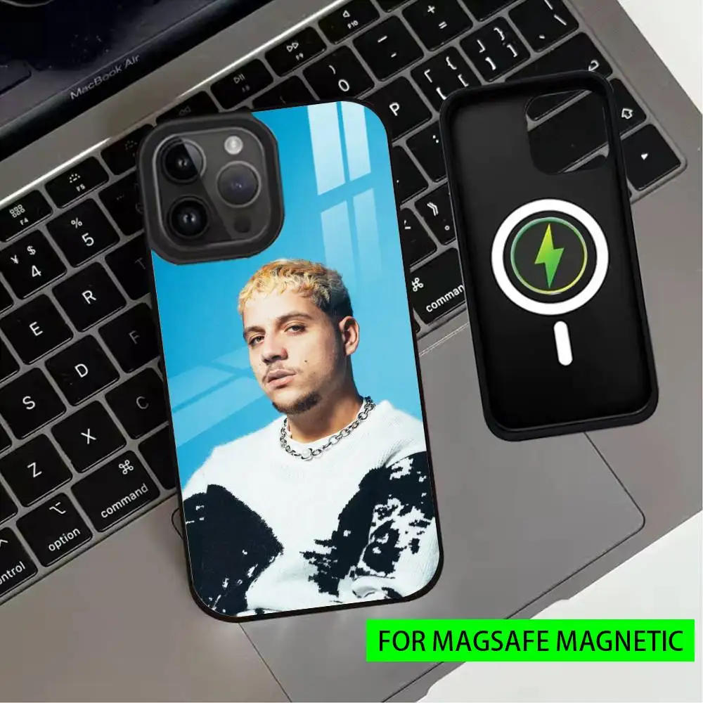 حافظة هاتف PLK French Rapper M-Mathieu لهاتف iPhone17,16,15,14,13,12,11 Plus، Pro Magnetic للشحن اللاسلكي Magsafe #4