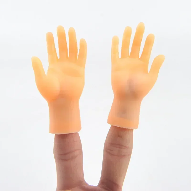 

Funny Palm Shaped Mini Hands Creative Finger Cots Small Hand Tease Kitten Cats Massager Grooming Gloves Pet Supplies