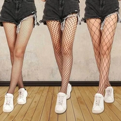 Club Party Hosiery Female Sexy Colorful Lingerie Pantyhose Sexy Fishnet Women Mesh Tights Hollow Out Women Fish Net Stockings