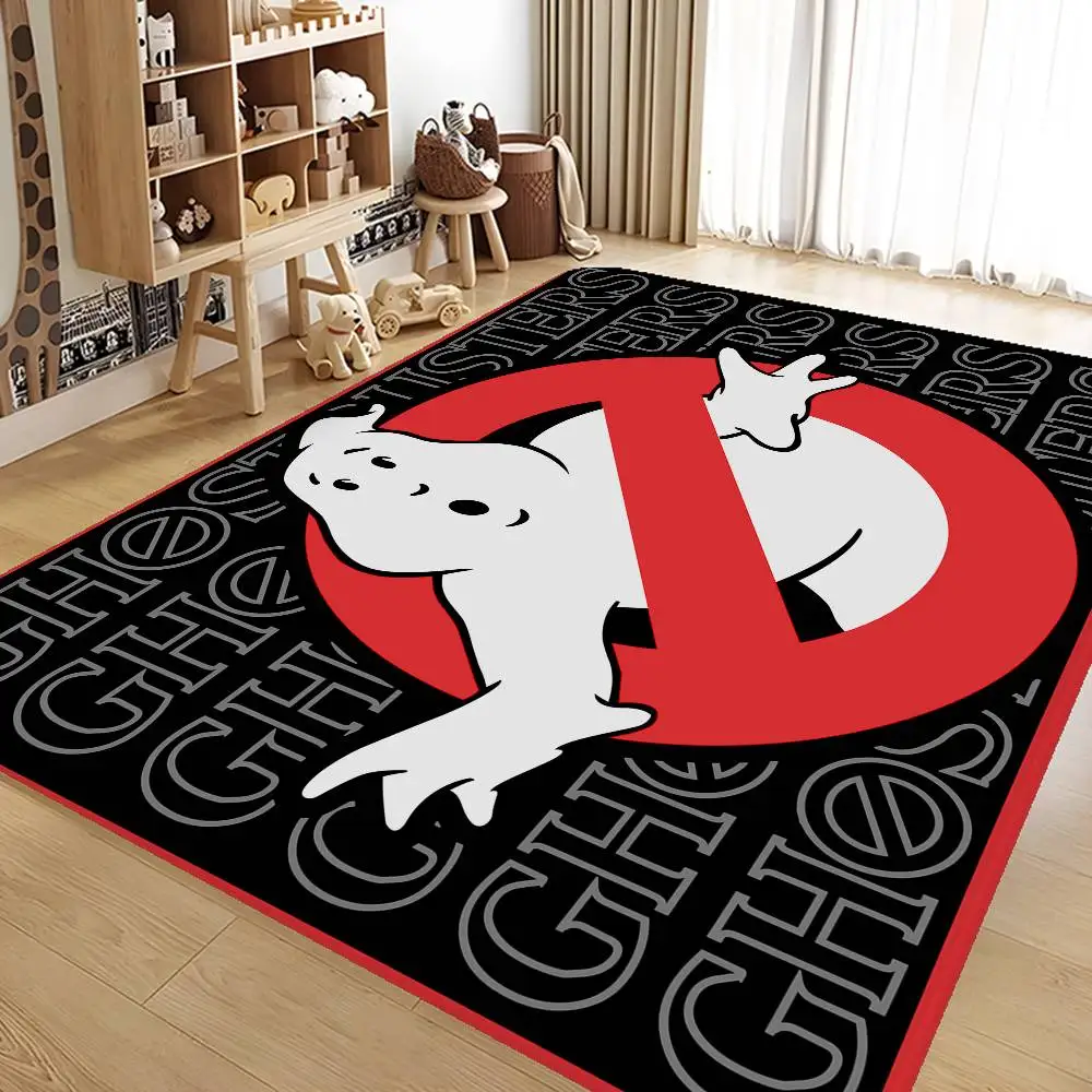Alfombra de pasillo de cazafantasmas, estilo INS, suave, para dormitorio, suelo, casa, lavandería, alfombras antideslizantes para mesita de noche