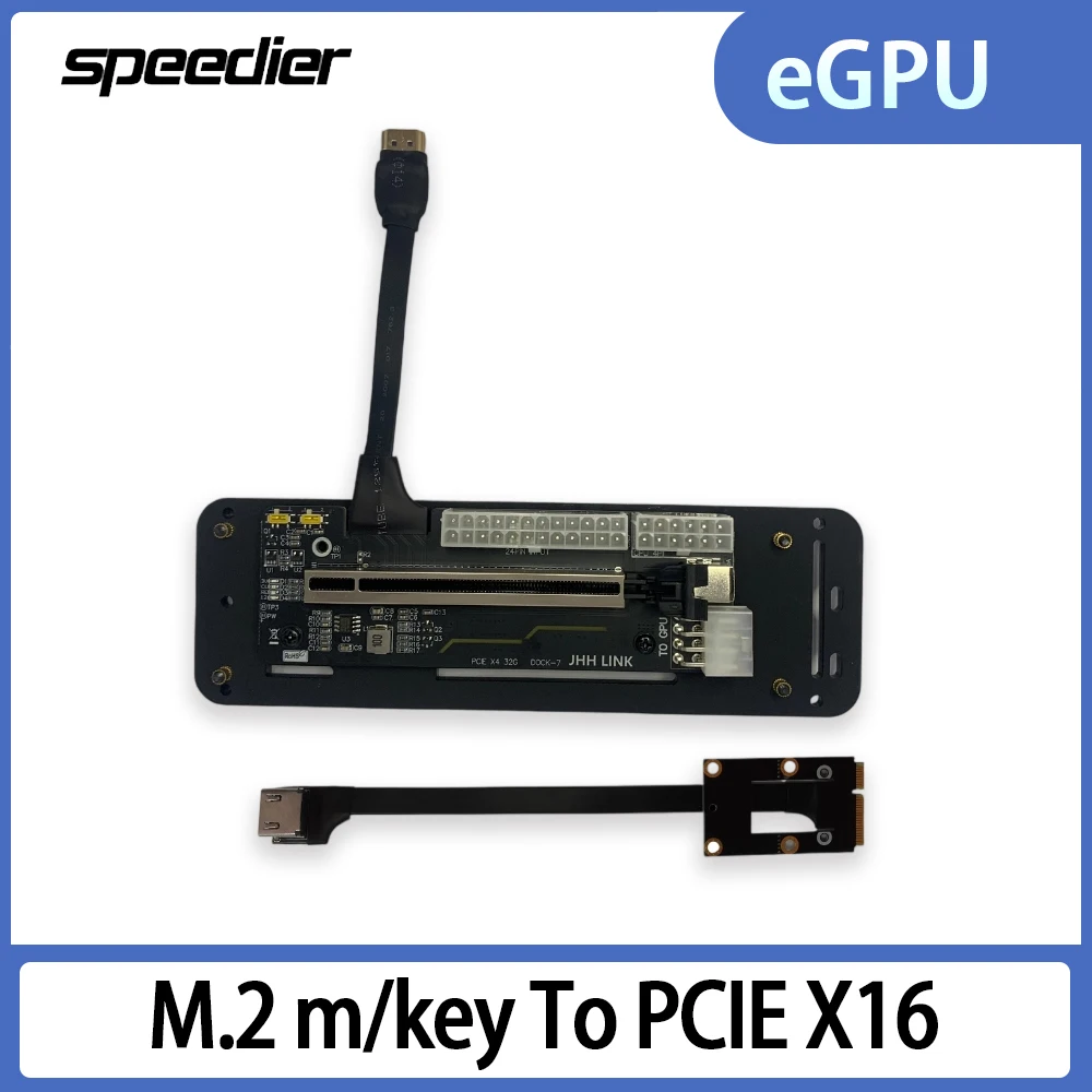 

eGPU M.2 M Key To Pcie X16 Adapter Gpu Laptop External Graphics Dock for NUC ITX STX Notebook PC Gaming Mini Pcie WiFi