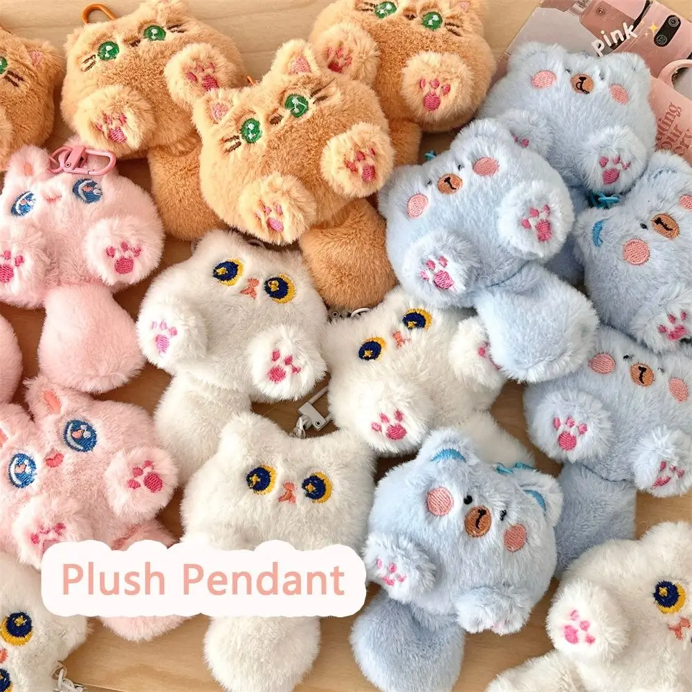 Cartoon Cat Doll Plush Pendant Creative Hangings Ornament Cute Key Pendant Bag Accessories Bag Pendant Keys Accessories