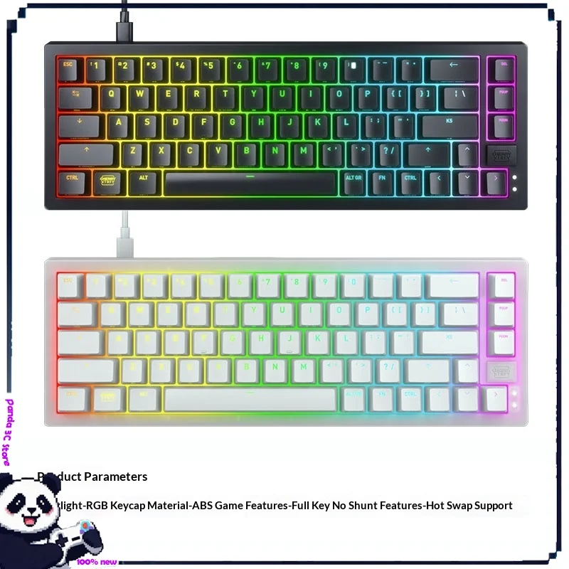 Teclado Mecânico Cherry K5v2 Champion Personalizado com Troca Quente RGB, Iluminação Colorida para Jogos FPS, Acessórios para PC Gaming e Escritório