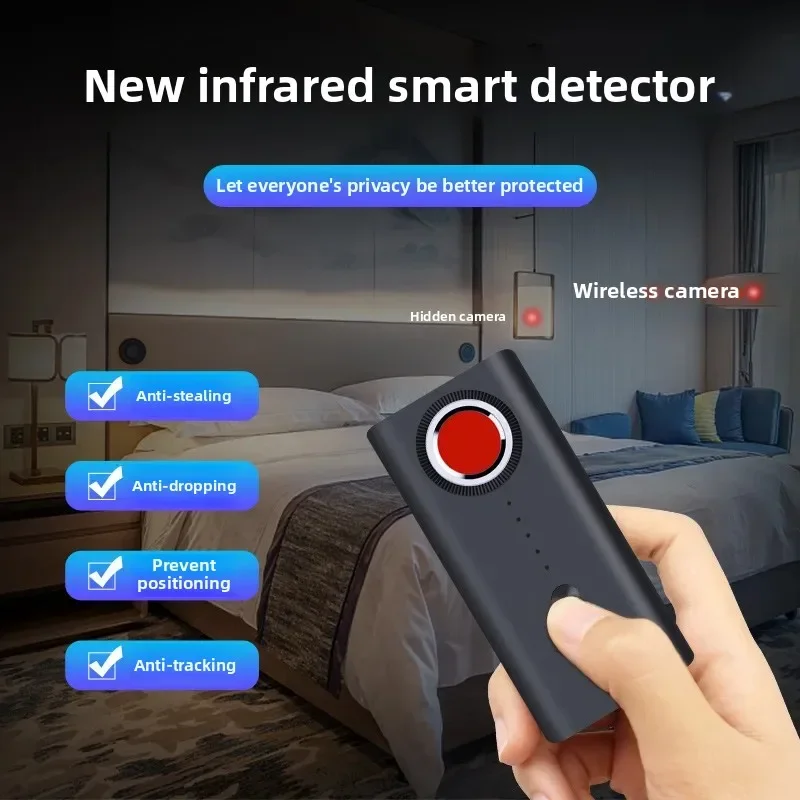 Модернизированный инфракрасный датчик-детектор, камера отеля, GPS-сигнал, обнаружение, антишпион, проверка конфиденциальности, защита безопасности, шпионские гаджеты, сканирование