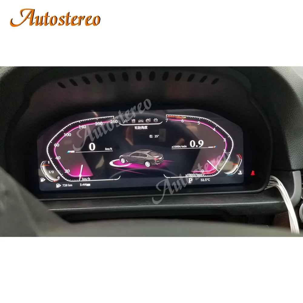 LCD Linux Car Instrument Dashboard Display Instrument Cluster For BMW F10 F11 F18 F15 F16 F25 F26 Car LCD Display Screen Linux