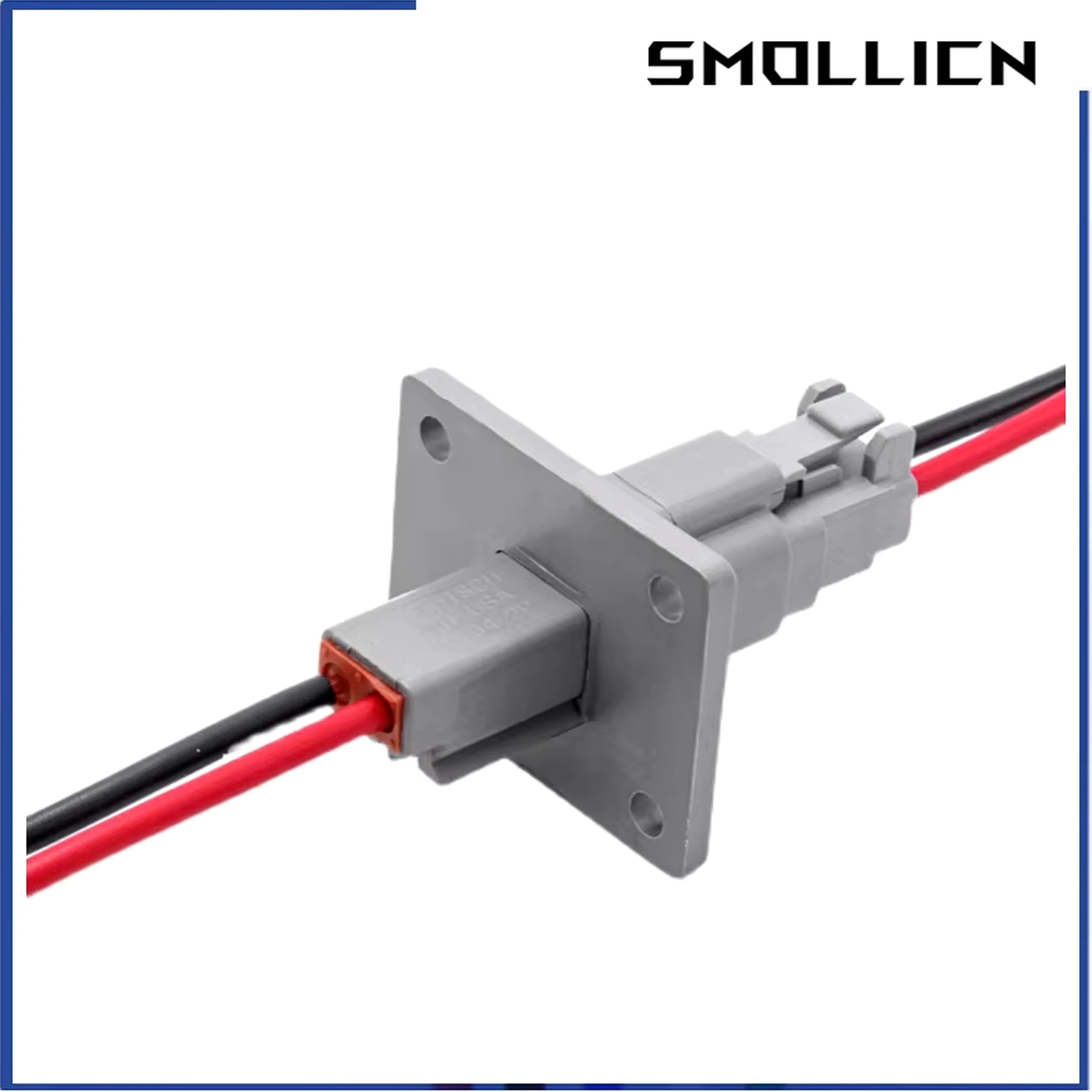 2 Pin Deutsch Male Female Connectors DT04-2P-L012 Fixed Flange Waterproof Wire Harness Plug For Heavy Machine