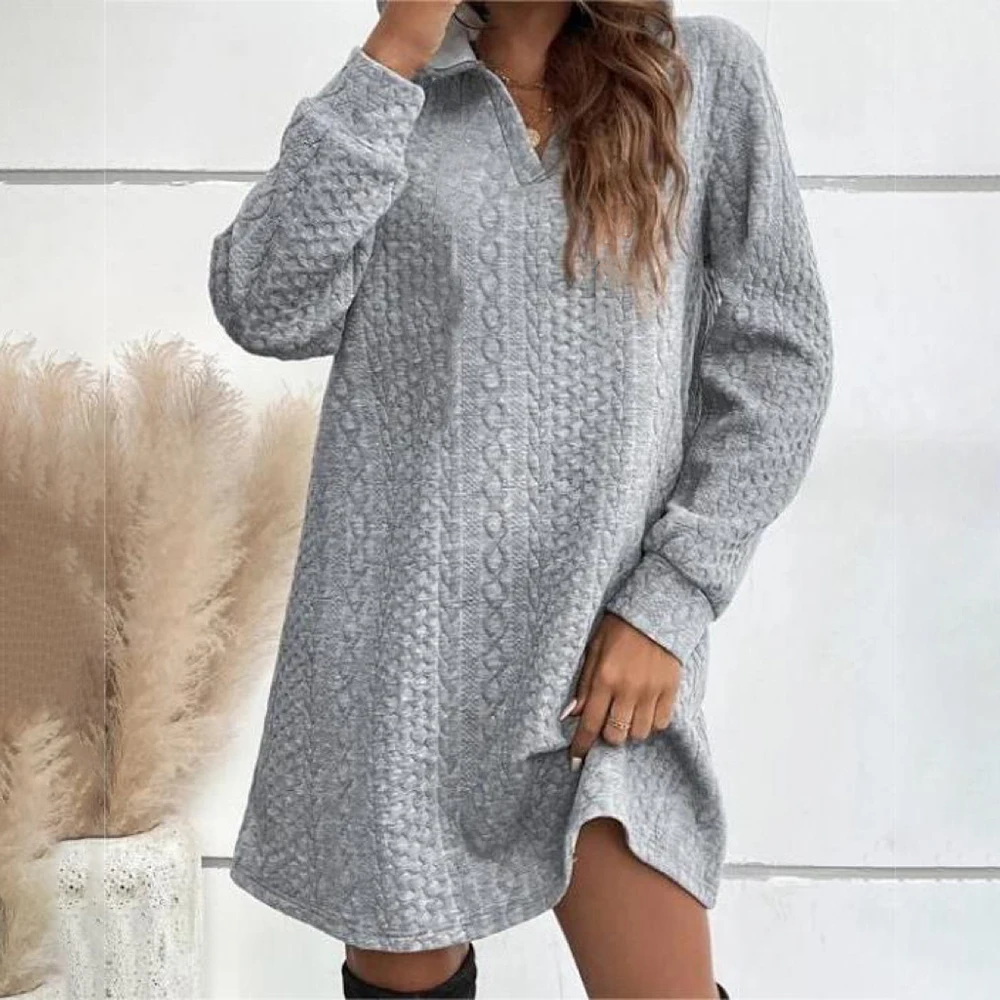 5XL Plus Size Dress Women Long Sleeve Women's Hooded Large Size Sweater Dress Oversize Fashion Korean Elegant Female Clothing