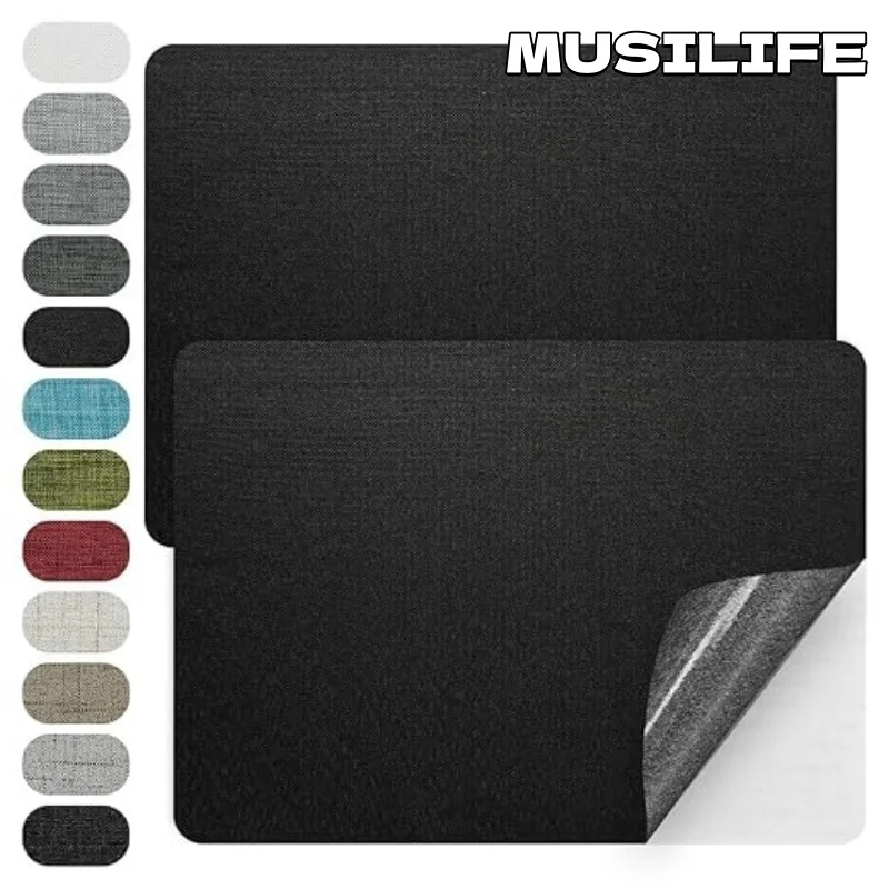 

Self-Adhesive Linen Fabric Repair Patches for Sofa Chair Jewelry Boxes Bags DIY Renovation&Decor Strong Stick Adhesive Patch