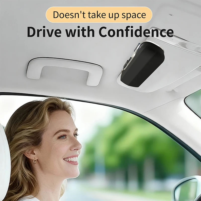 New New Universal Clip-On Car Sunglasses Holder — Sun Visor Eyeglass Case, Soft-Lined, Anti-Scratch, Durable ABS, Fits All Vehicles - Aliexpress Deal