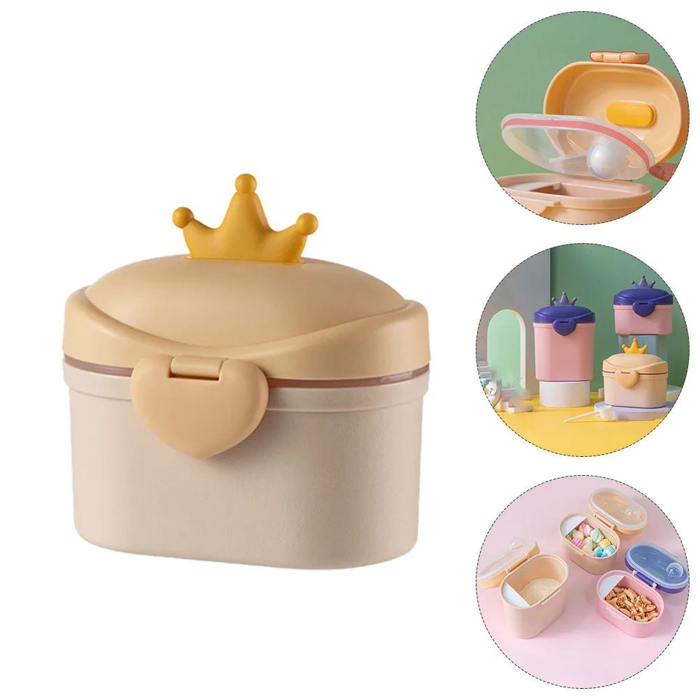 

Milk Powder Box Portable Formula Dispenser Baby Food Container Travel Infant Milk Powder Storage Container Leak Proof Sealed