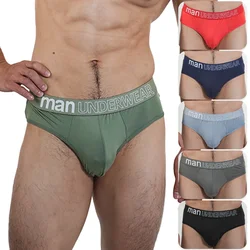 4Pcs Men‘s Large Briefs Mens Comfortable Underpants Man Sexy Gifts Underwear Stunend Breathable Triangle Panties Para Hombres