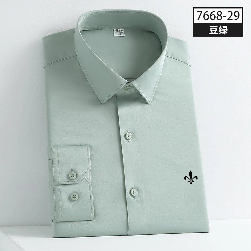 Camisa polo casual masculina, camisa masculina de negócio, marca homem, roupa de primavera, moda, 2023