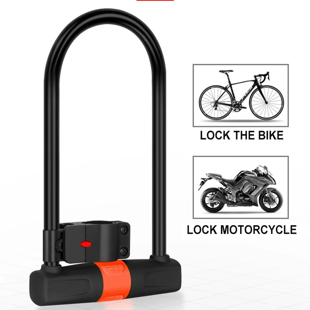 

1 Set Chain Lock Anti Theft Bike U-shaped Lock Steel Cable Key Mountain Bike Accessories For Bike Motorcycle Electric Bicycles (