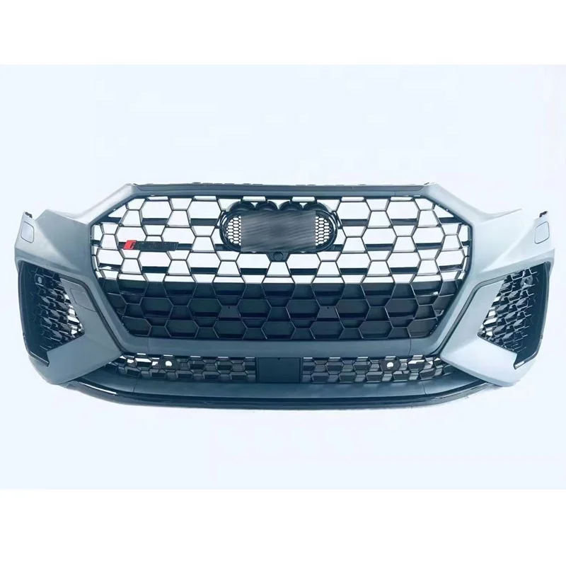 High Quality RSQ3 Car Body Kit for Audi Q3 SQ3 Front Bumper with Honeycomb Grill Made of PP ABS Material for 2020 2022 Models