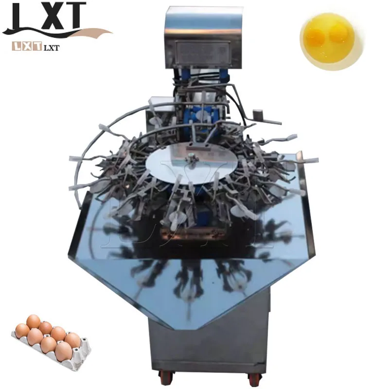 Automatic Stainless Steel Egg Knocking Machine With Rotating Separator For Yolk White Fast Processing