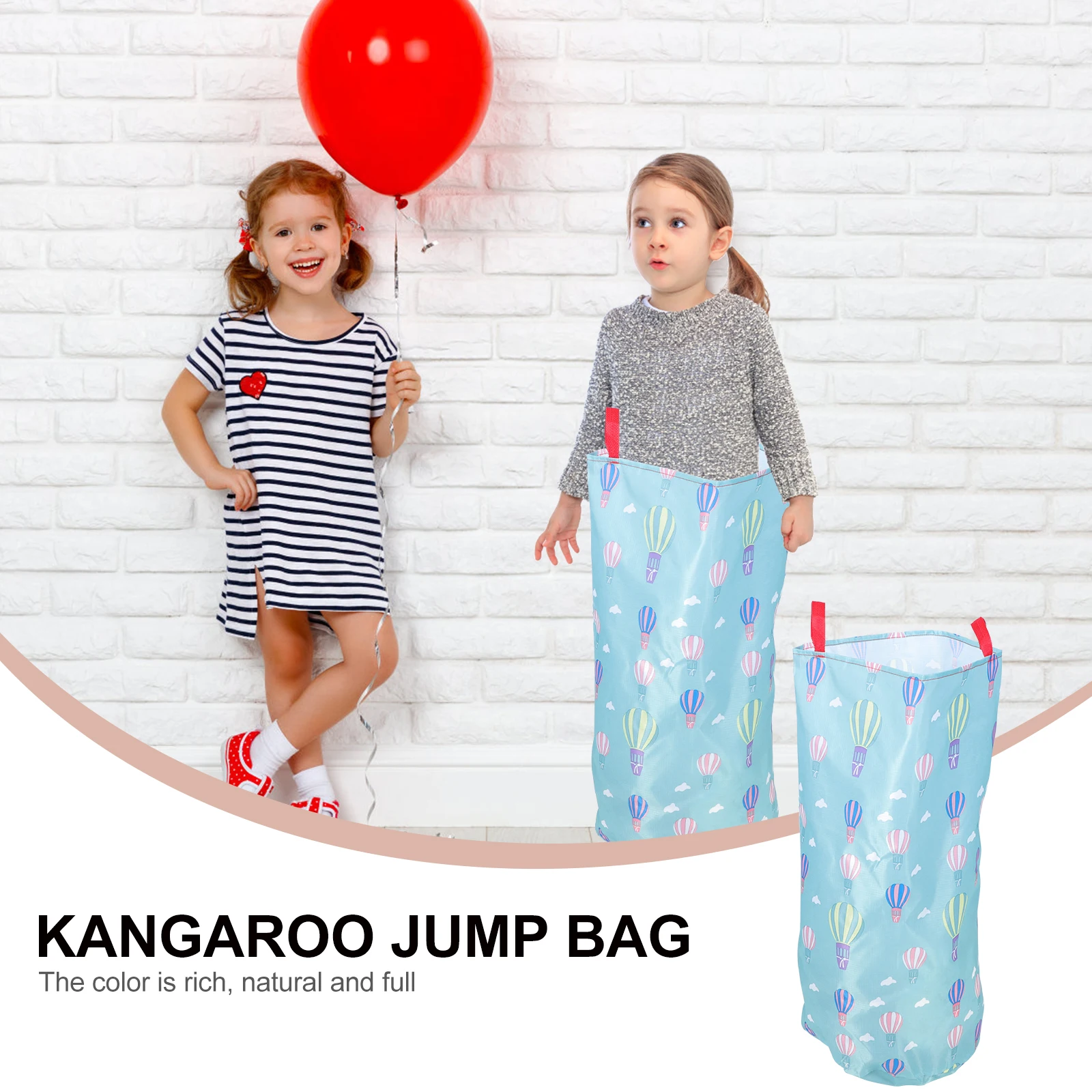 Cartoon Kangaroo Jumping Bag Child Tools for Kids Sensory Play Oxford Cloth Sack Race Bags