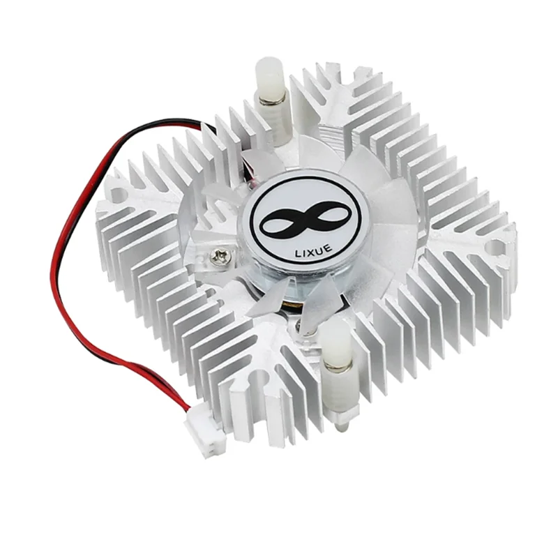 1PCS 5V 12V graphics card cooler with LED computer fan 5.5cm small fan for heat dissipation ultra quiet XH2.54/PH2.0