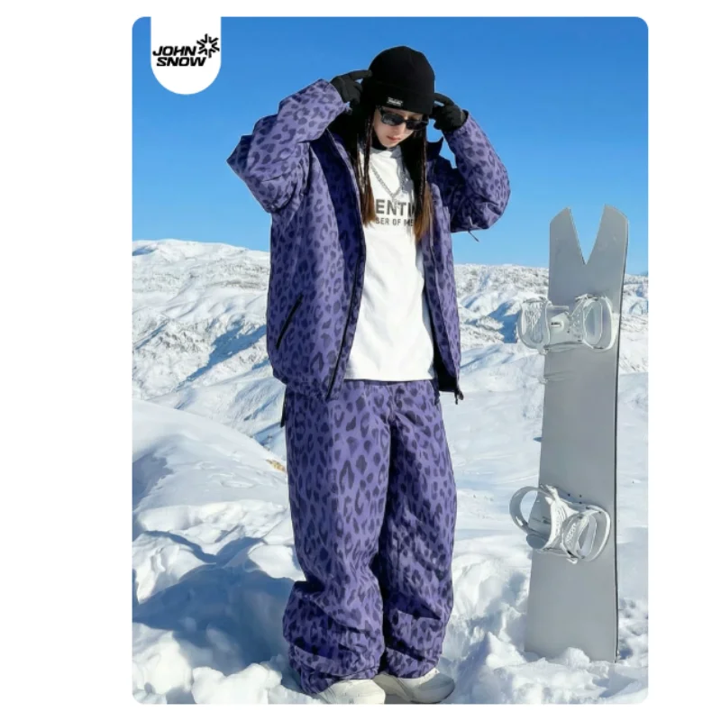 2026 John Snow Skianzug für Damen und Herren, Wasserdicht, Winddicht, Warm, Vollständig Gummiversiegelt, Neuer Ski-Oberteil – Detail 29