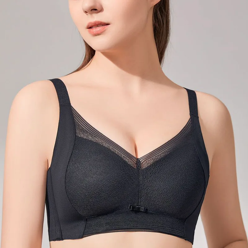 

Large Chest Small Size Thin Style Oversized Breast Bra Smooth Brasier Mujer Plus Size Lingerie For Women Brassiere Femme