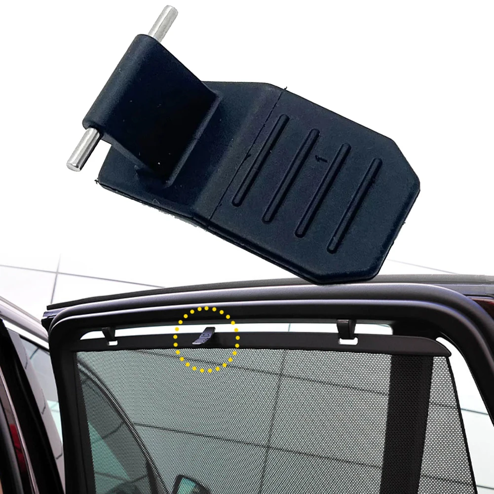 

1PC Car Rear Door Window Sun Shade Hook Clip For BMW X5 X6 F15 F16 Rear Row Sunshade Curtain Shutter Hook Handle Buckle