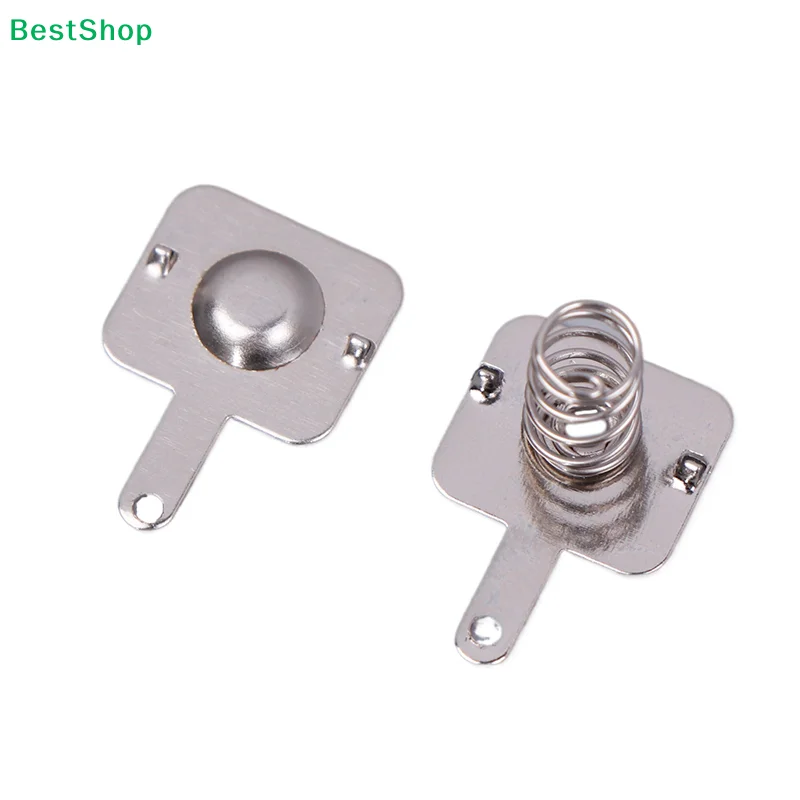 〔AR〕18650 Battery Spring Contact Terminals, Metal Positive Negative Plate Set for DIY Electronic Devices & Remotes