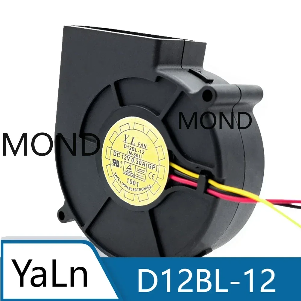 

Y. L D12BL-12 M-S01 Server Cooling Blower Fan YaLn Silent Chassis CPU Turbo Refrigerator Radiator 9CM 9733 12V 0.30A