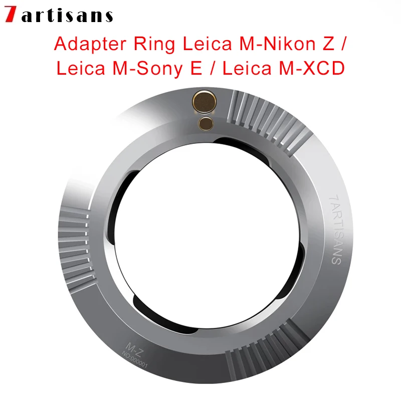 7 artisans 7artisans LM-XCD LM-E LM-Z Adapter Ring for Leica M Lens to Sony E Nikon Z Hasselblad X Mount Medium Format Camera