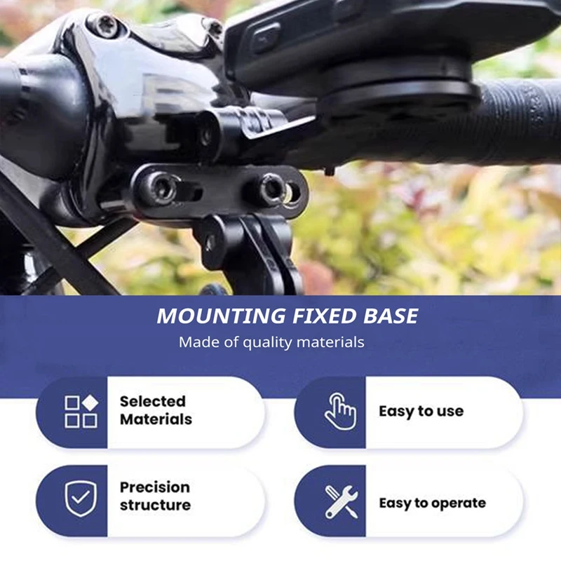 Lo-Ok لـ Garmin Bryton Cycling Meter Bracket Bike Computer Mount قاعدة ثابتة جزء إصلاح مقعد الذكور #2