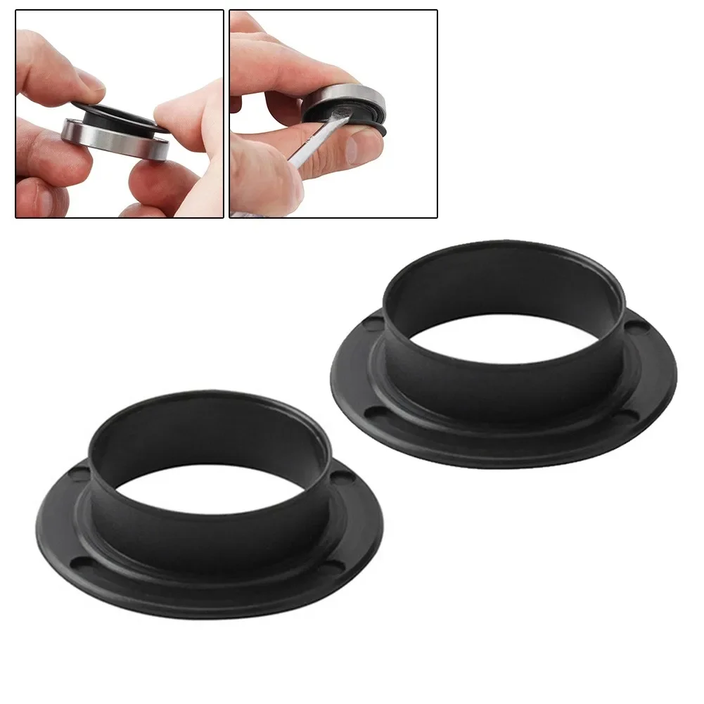 

2pcs Bike Bottom Bracket Medium Shaft Bearing Protection Cup Covers Bicycle Dustproof Protection Cove Accessories 36.5*25*24mm