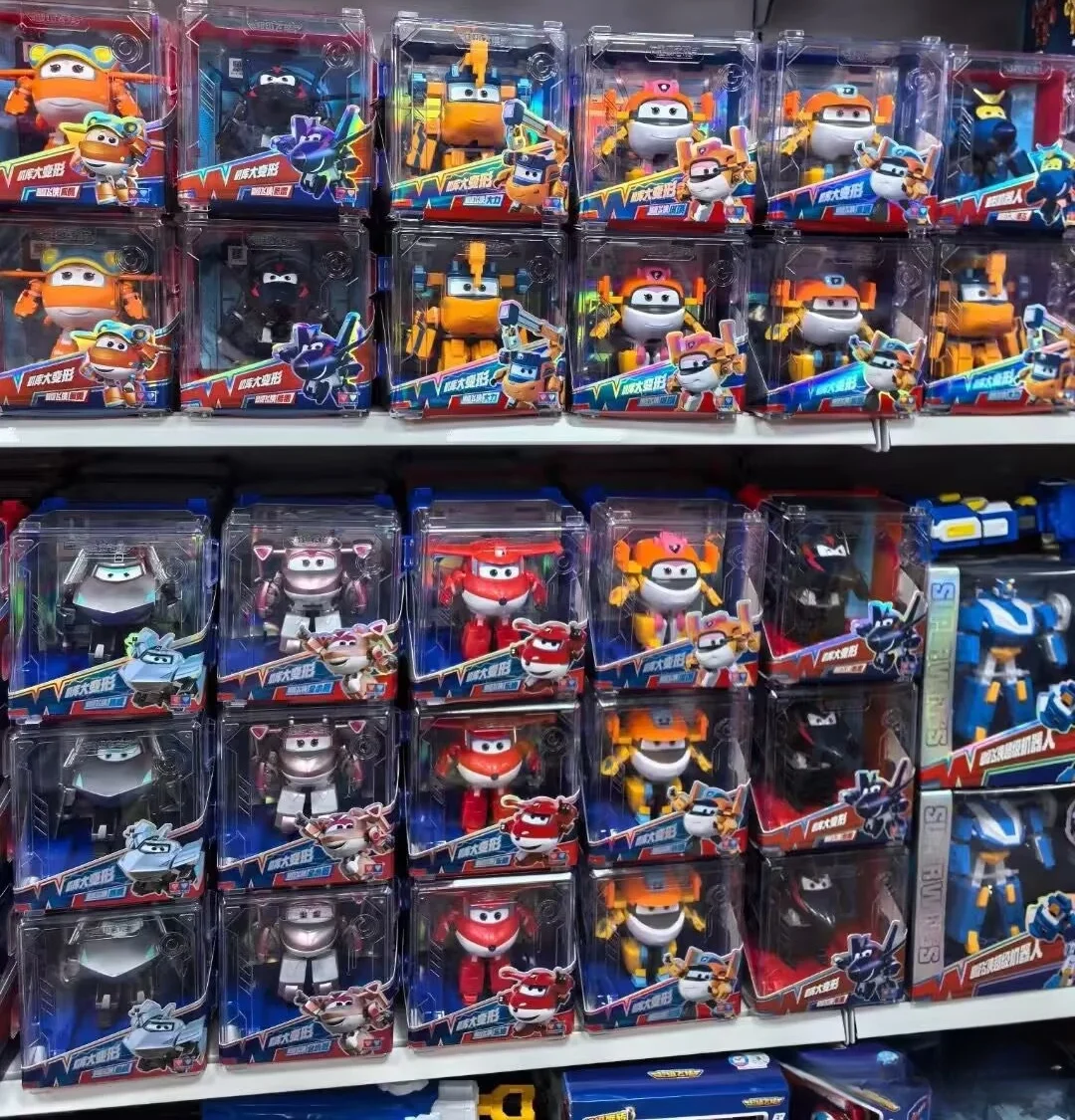 Nowe Super Wings 2 "skala Mini transformująca Anime deformacja samolot Robot figurki transformacja zabawki dla dzieci prezenty Hot