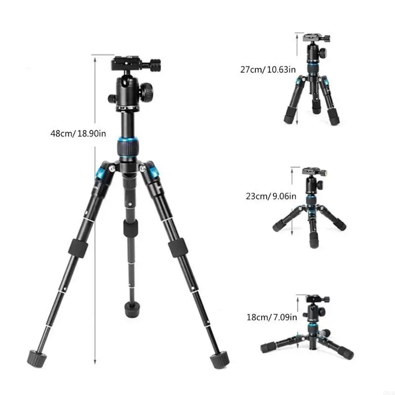 

20CB Aluminum Tripod For Compactly Cameras Holder with 1/4inch Screw Ballhead