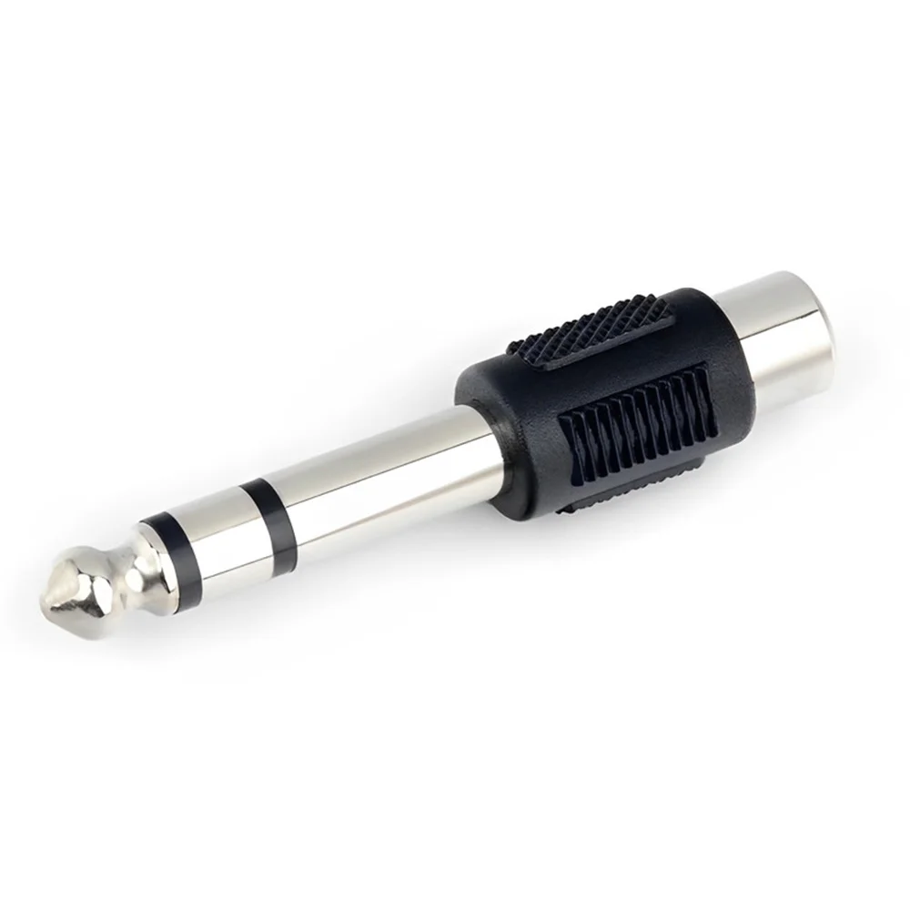 Muzikaal Geluid Rca Naar 1/4 Adapter Rca Vrouwelijk Naar 6.35Mm 1/4 Inch Mannelijke Mono-Connect Audio Adapter Conversie Plug Adapter